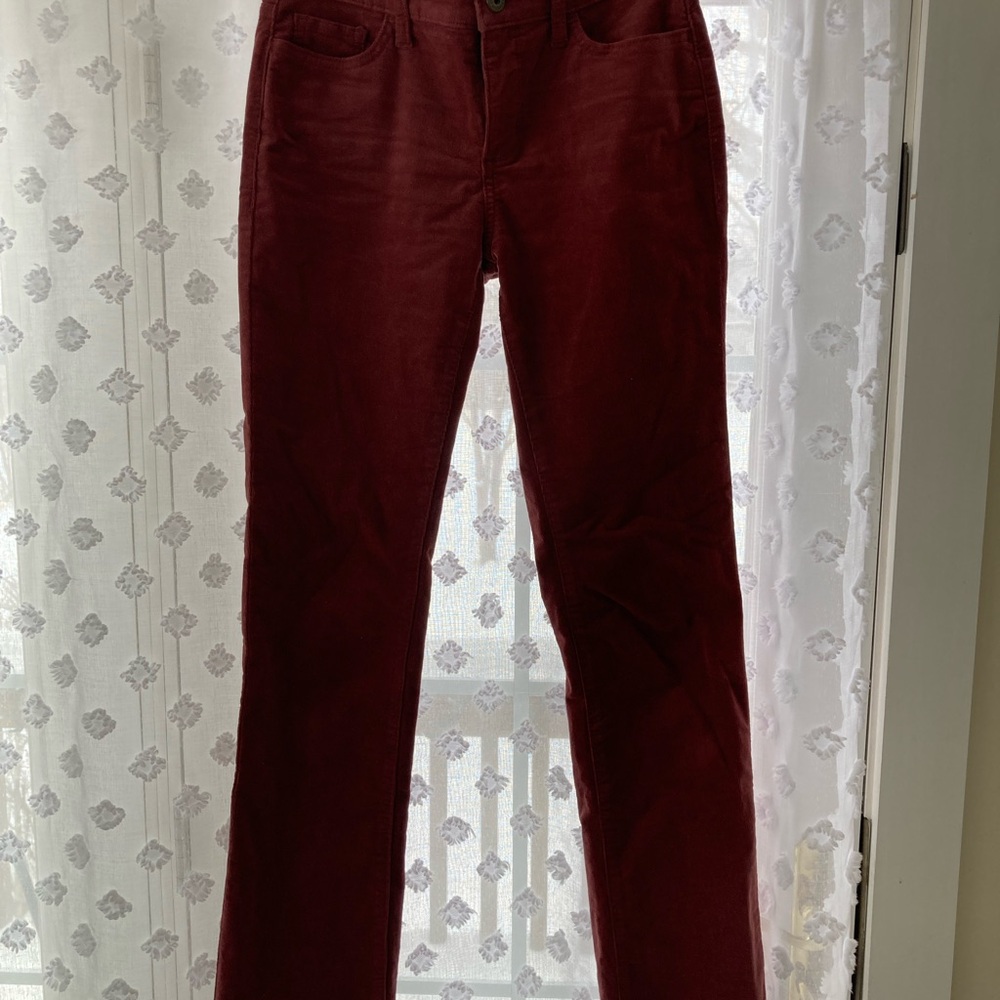 Burgundy Corduroy Pants